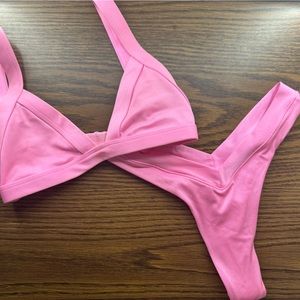 ONE ONE SWIMWEAR PINK BIKINI